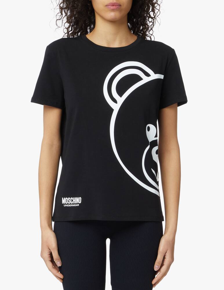 rinascente Moschino T-shirt in cotone - nero