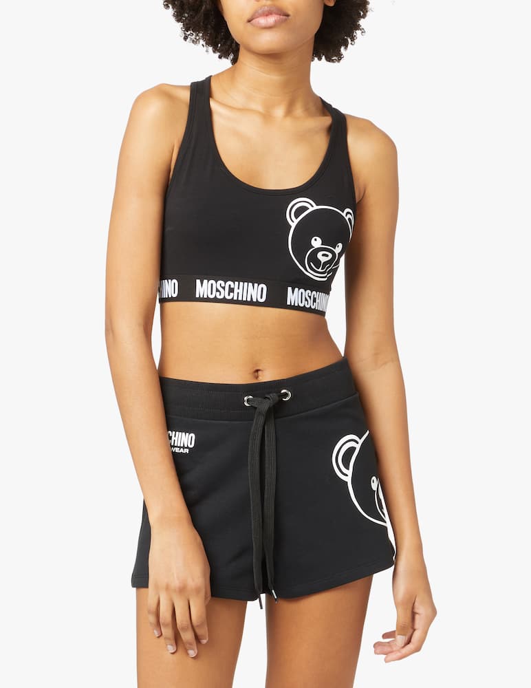 rinascente Moschino Top in cotone - nero