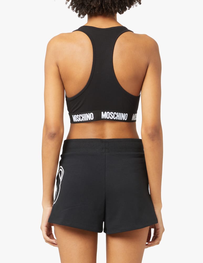 rinascente Moschino Top in cotone - nero
