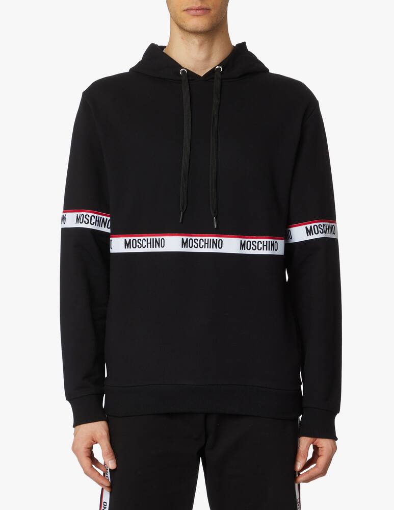 rinascente Moschino Felpa fleece basic - nero