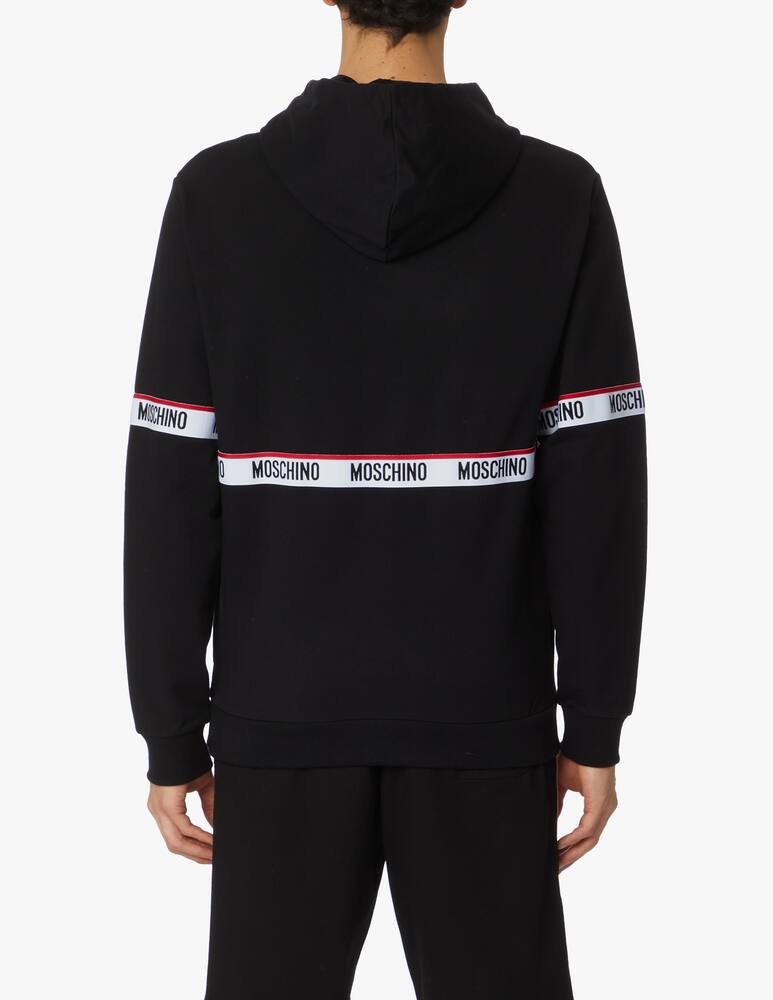 rinascente Moschino Felpa fleece basic - nero