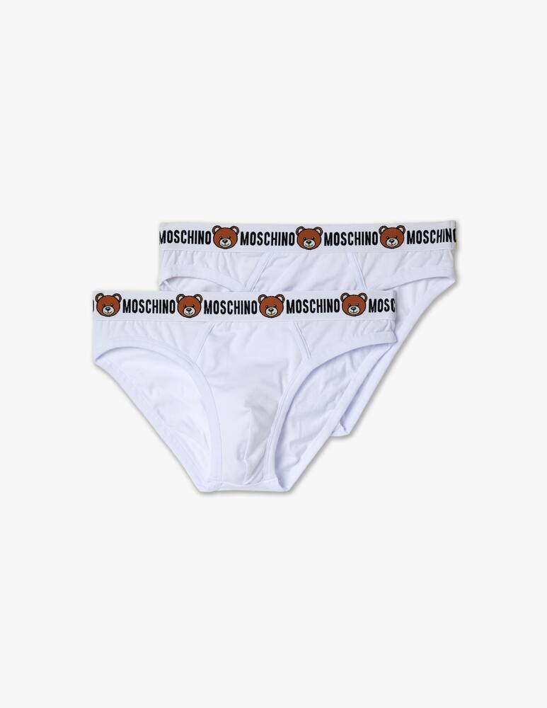 Moschino Bipack brief teddy carry over - white - picture 1