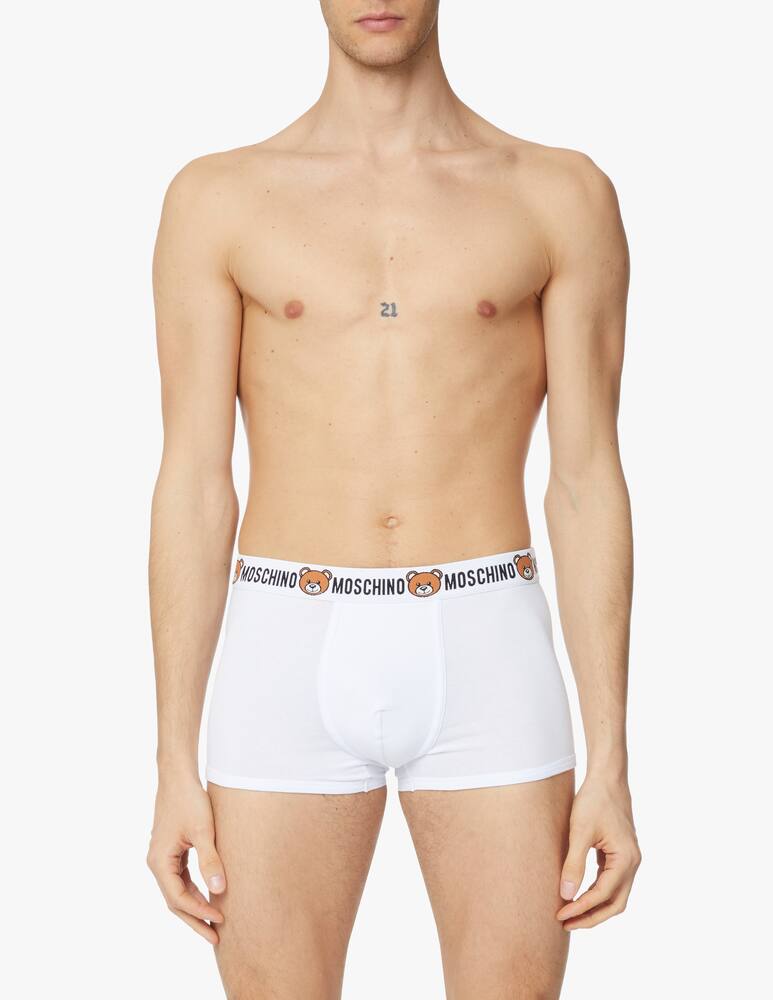 rinascente Moschino Bipack trunk teddy carry over - white