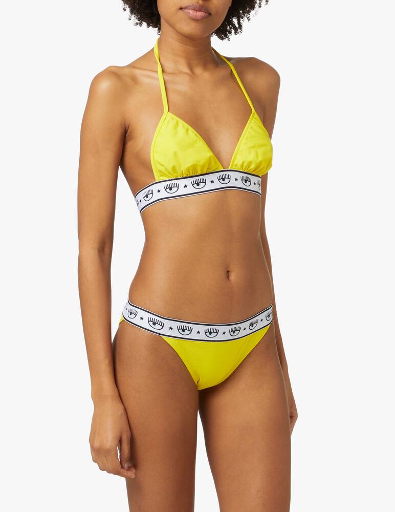 Chiara Ferragni Triangle bikini top - yellow - picture 2 Chiara Ferragni Triangle bikini top - yellow - picture 2