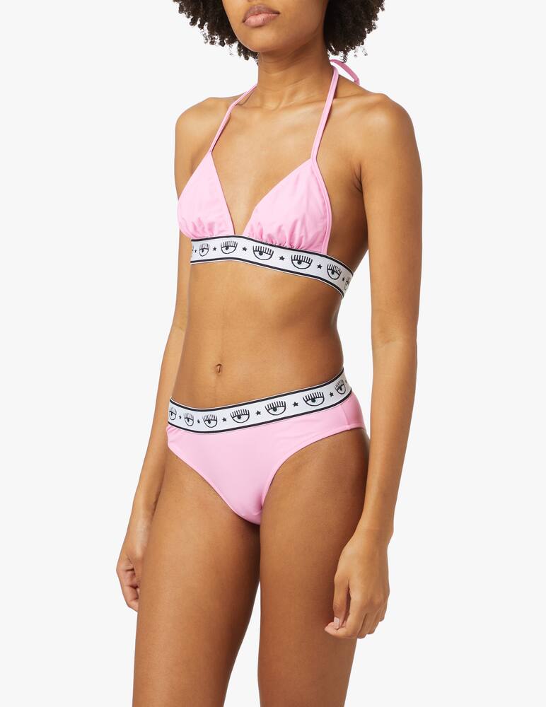 rinascente Chiara Ferragni Triangle bikini top - pink