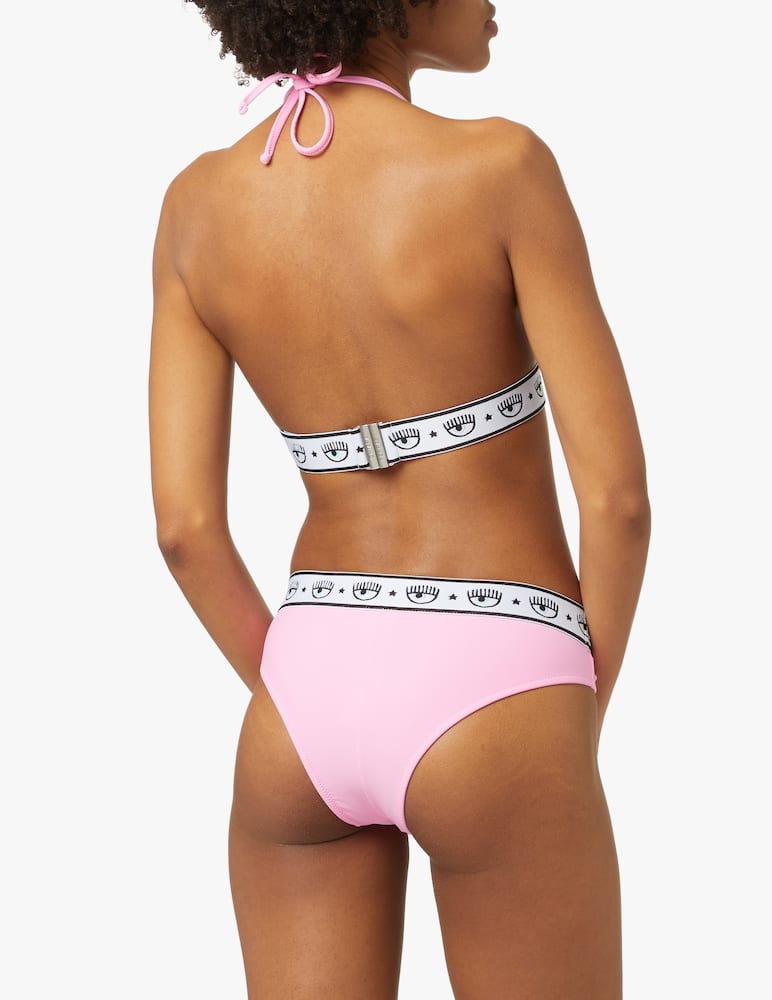 rinascente Chiara Ferragni Triangle bikini top - pink
