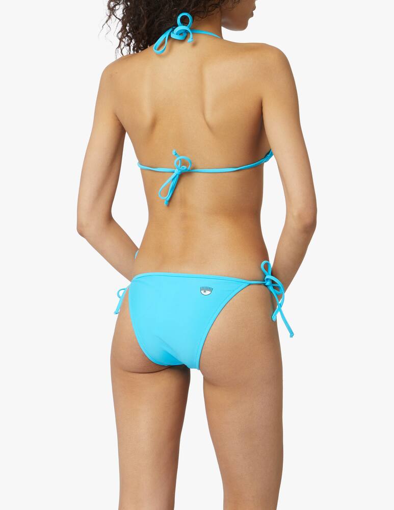 rinascente Chiara Ferragni Triangle bikini top - light blue