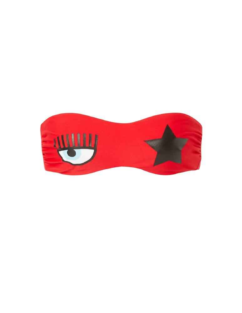 rinascente Chiara Ferragni Bikini band top - red