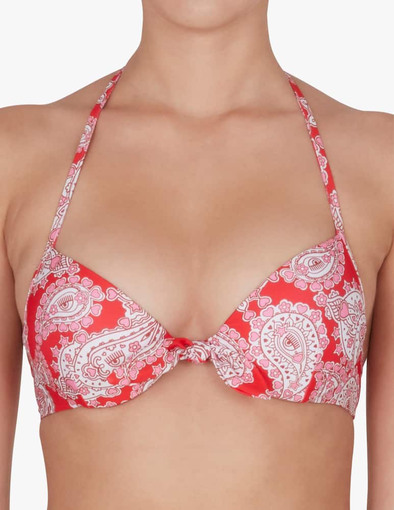 rinascente Chiara Ferragni Bikini push-up top - red
