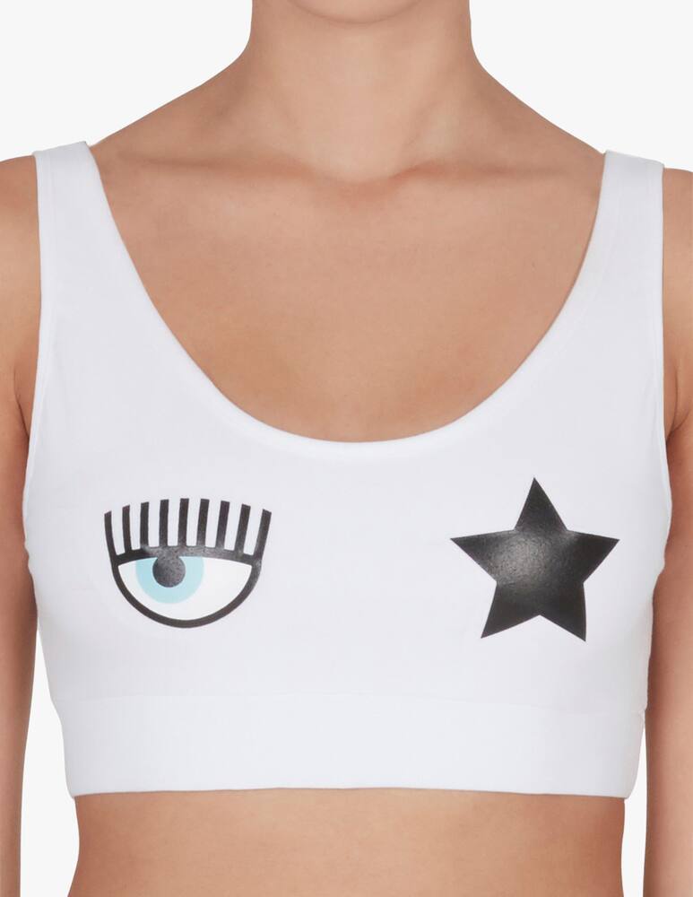 rinascente Chiara Ferragni Top in cotone - bianco