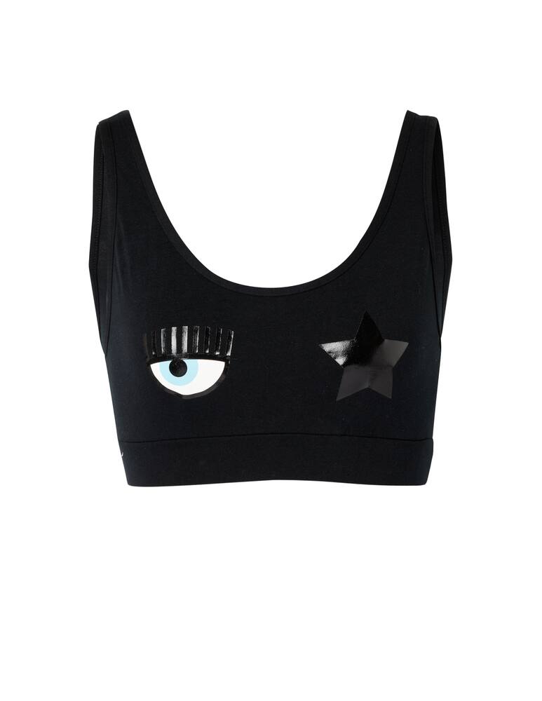 rinascente Chiara Ferragni Cotton top - black