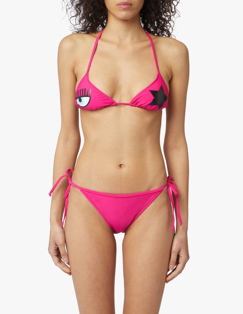 rinascente Chiara Ferragni Laces bikini bottom - violet