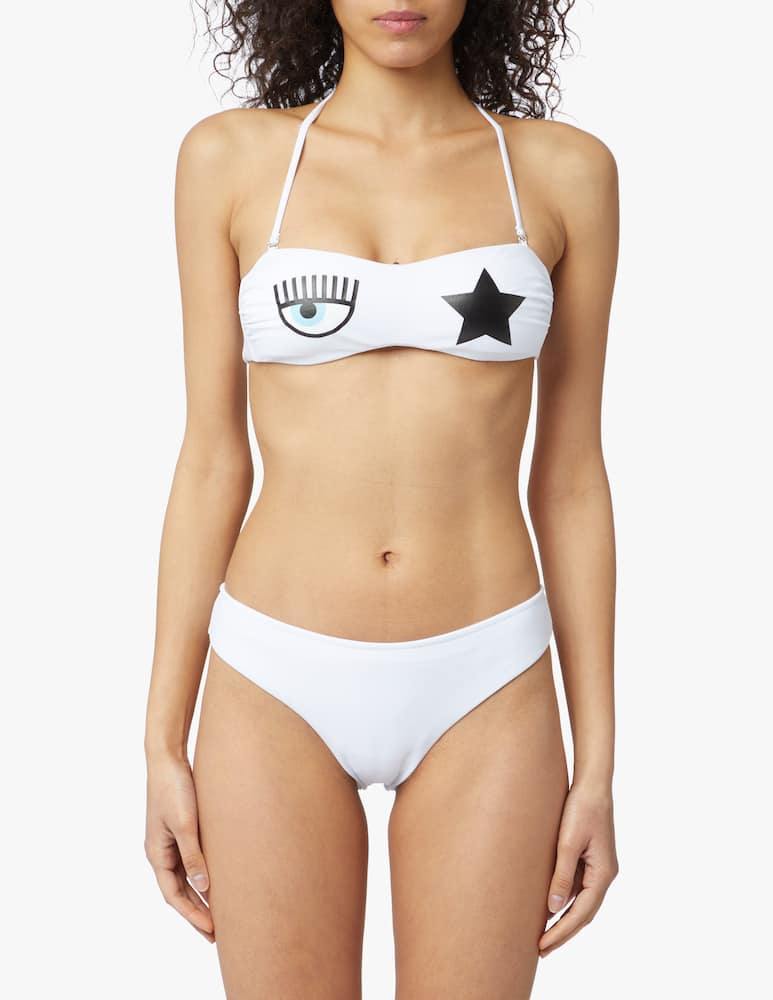 rinascente Chiara Ferragni Slip brasiliana bikini - bianco