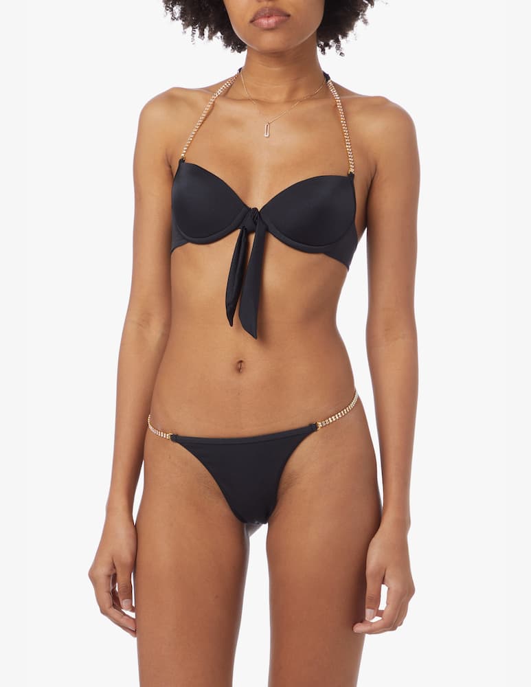 rinascente Chiara Ferragni Brazilian bikini bottom - black