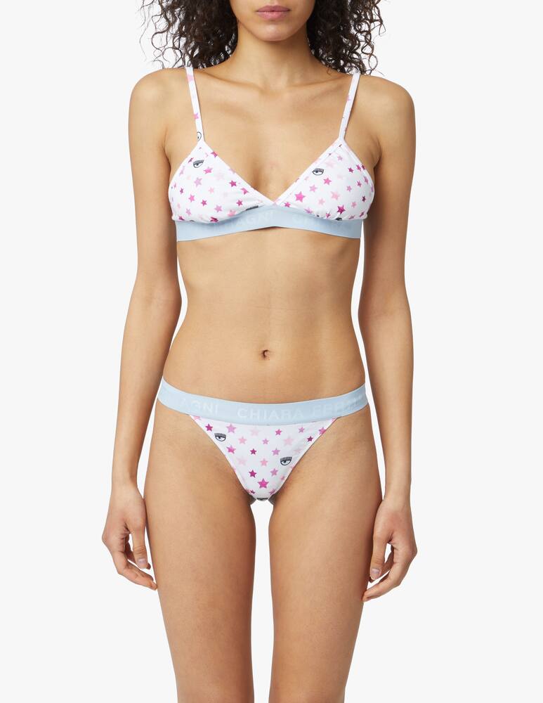 rinascente Chiara Ferragni Triangle bra - white