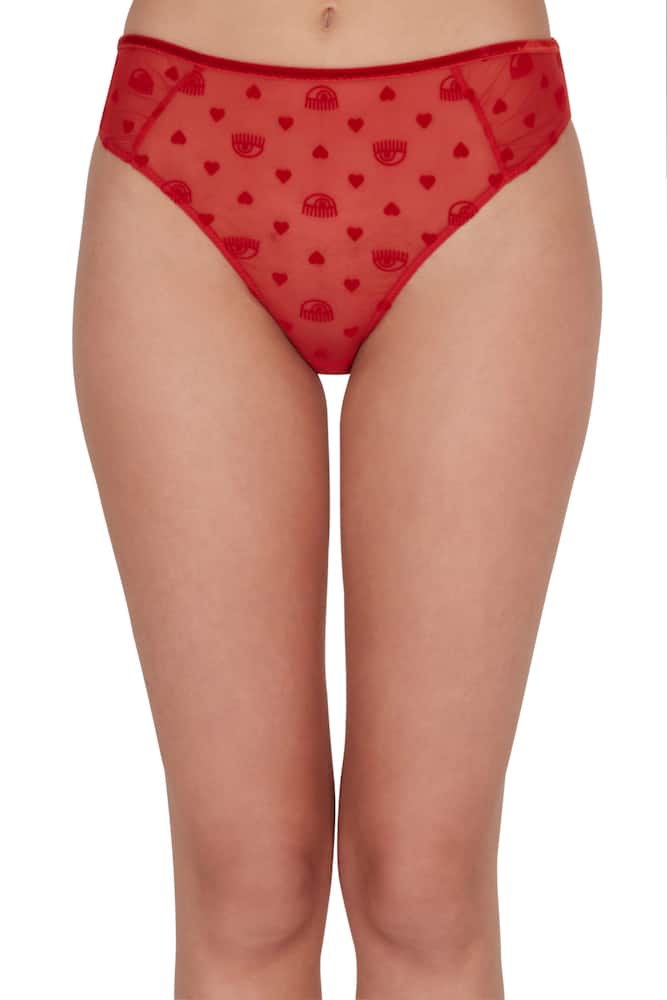 rinascente Chiara Ferragni Slip a vita alta - rosso