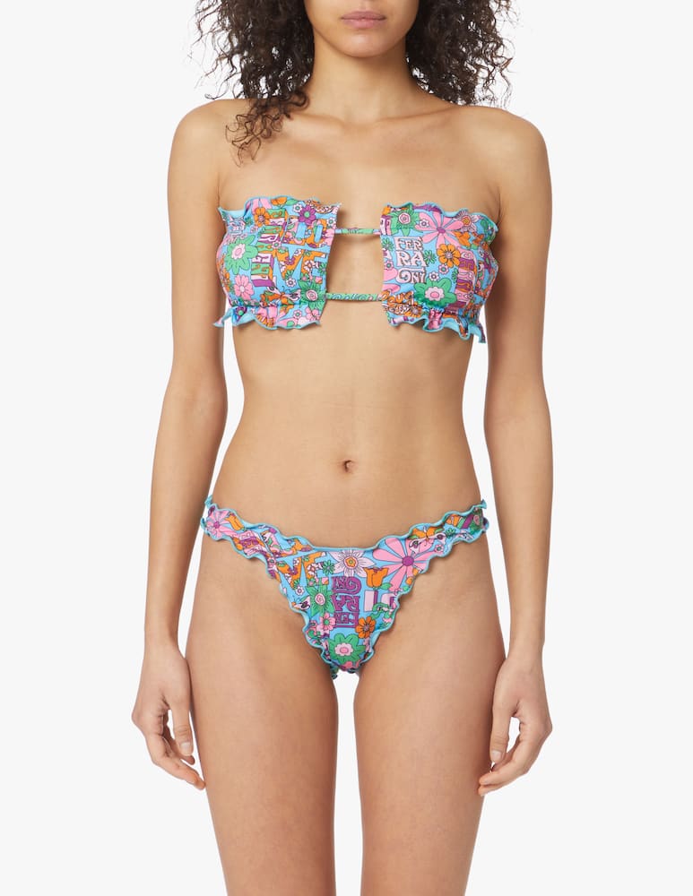 rinascente Chiara Ferragni Top triangolo bikini - azzurro