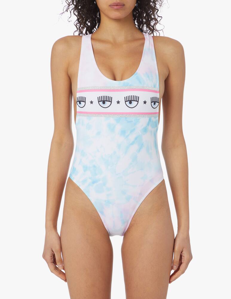 rinascente Chiara Ferragni One piece olympic swimsuit - white