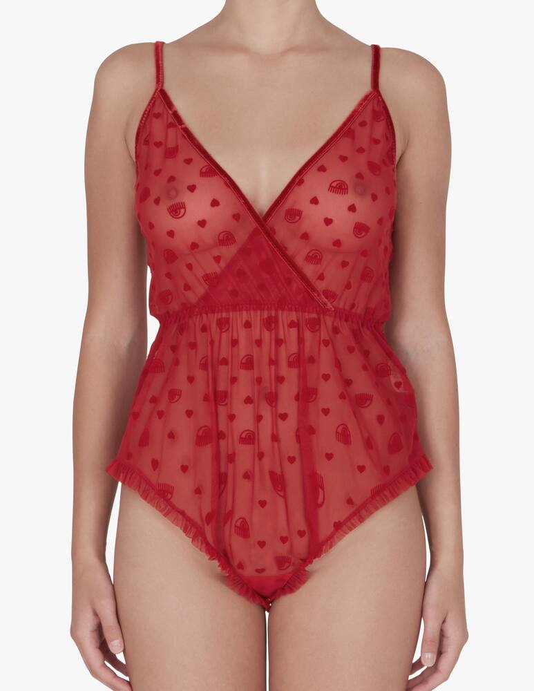 rinascente Chiara Ferragni Body Babydoll - rosso