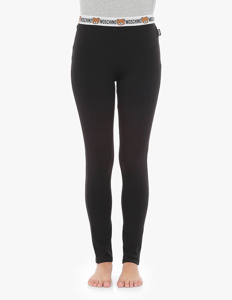 rinascente Moschino Leggings in cotone - nero