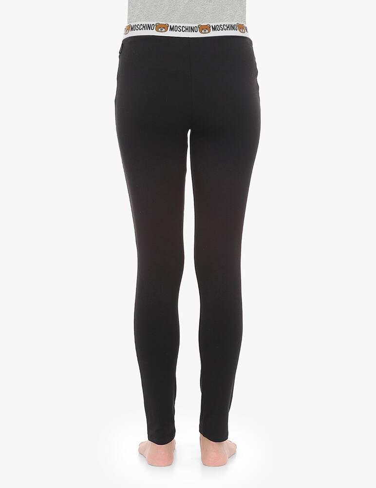 rinascente Moschino Leggings in cotone - nero