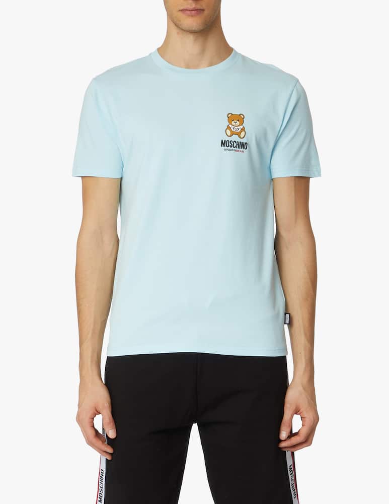 rinascente Moschino Maglietta manica corta teddy - azzurro