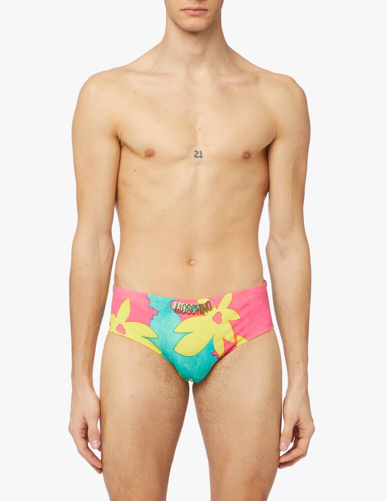 rinascente Moschino Slip allover fiori - multicolor