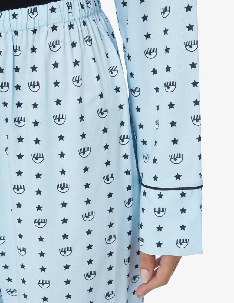 rinascente Chiara Ferragni Pigiama a manica lunga - Azzurro