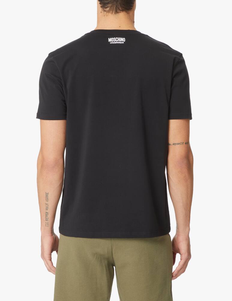 rinascente Moschino Pima short sleeve t-shirt - black