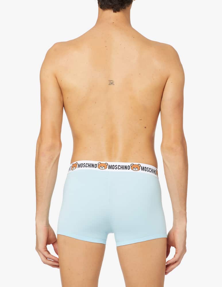 rinascente Moschino Bipack trunk teddy carry over - light blue