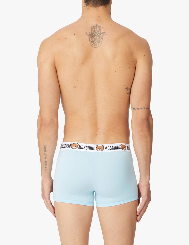 rinascente Moschino Bipack trunk teddy carry over - light blue