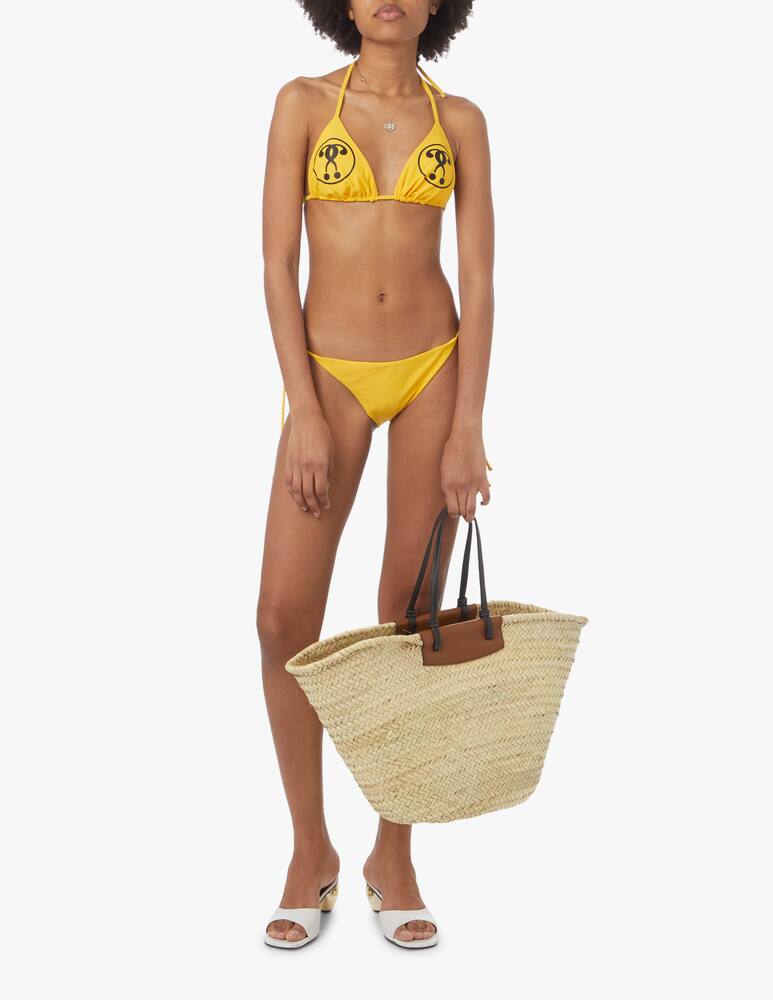 rinascente Moschino Top bikini triangolo - giallo