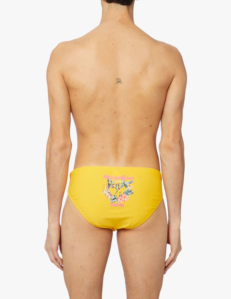 rinascente Moschino Slip parrots - giallo