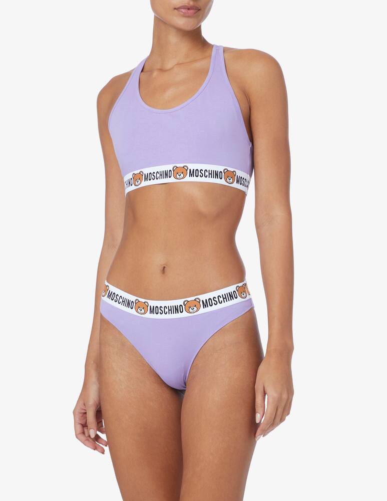 rinascente Moschino Cotton tank top - Lilac