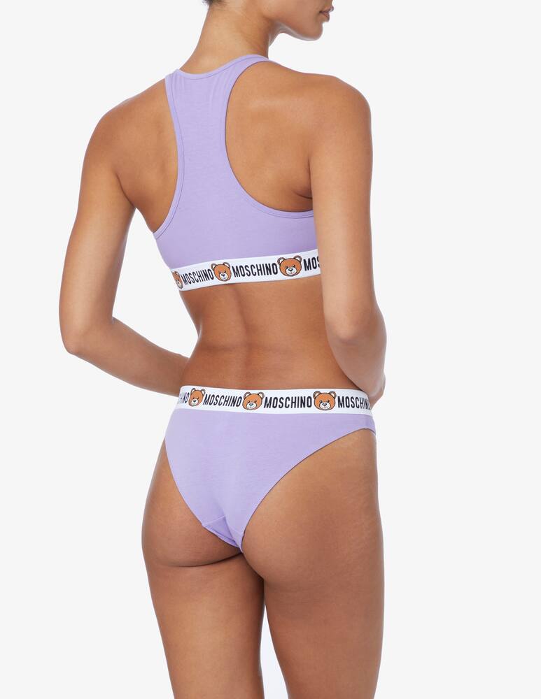 rinascente Moschino Cotton tank top - Lilac