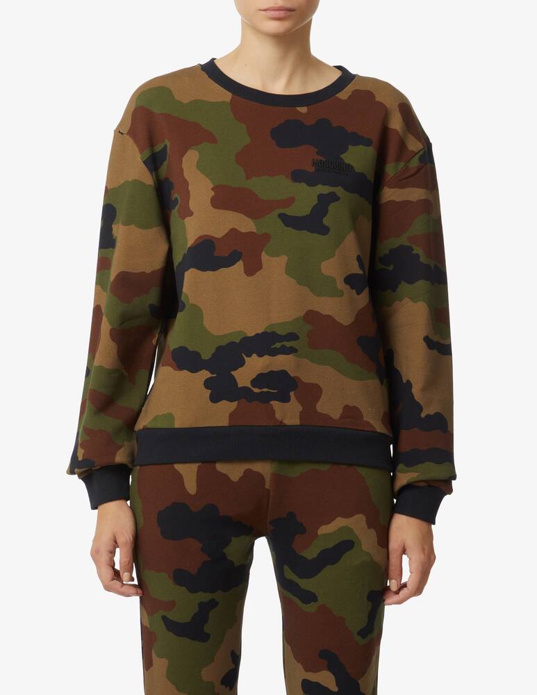 rinascente Moschino Felpa in cotone - Military