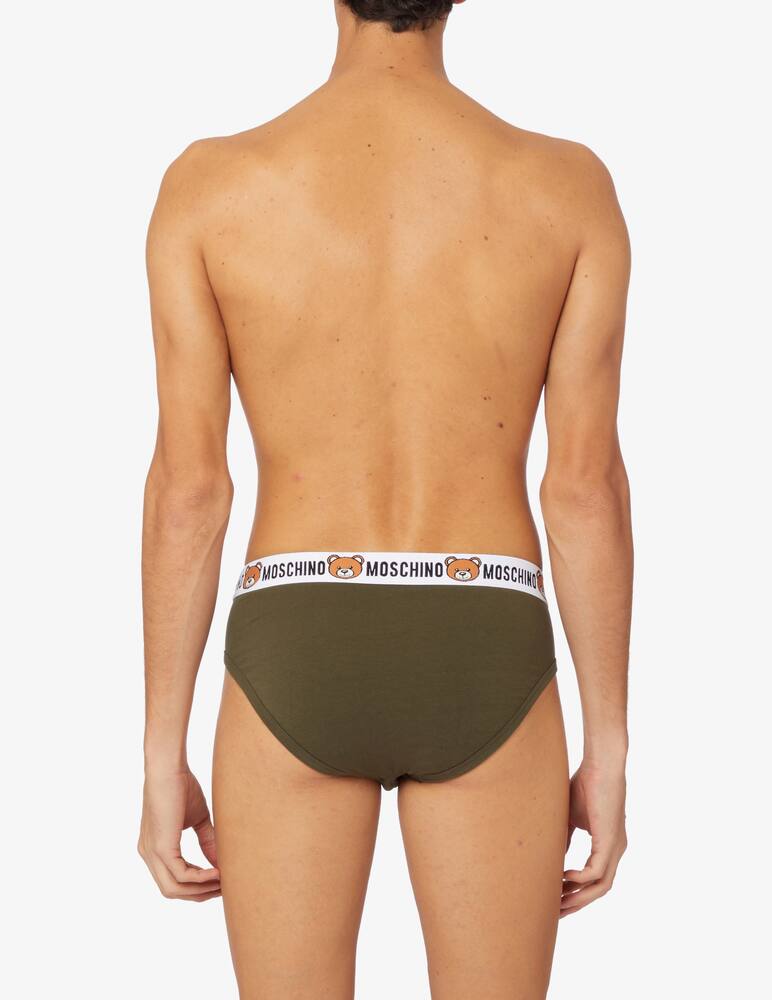 Moschino Cotton briefs - Green - picture 2 Moschino Cotton briefs - Green - picture 2