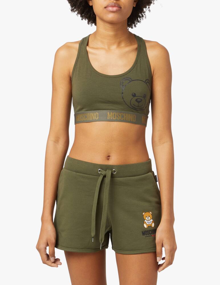 rinascente Moschino Top in cotone - oliva