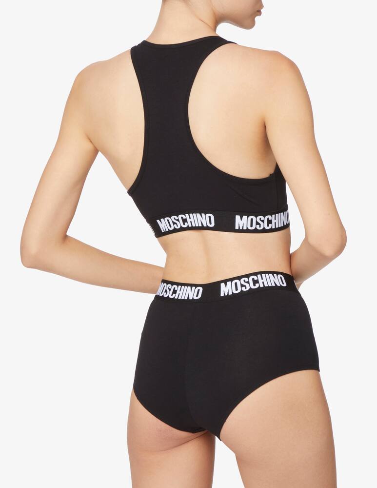 rinascente Moschino  Top in cotone - Nero