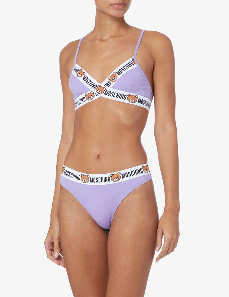 rinascente Moschino Triangle bra - Lilac