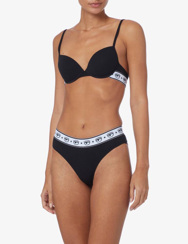 rinascente Chiara Ferragni Brazilian underwear 2 pack - Black