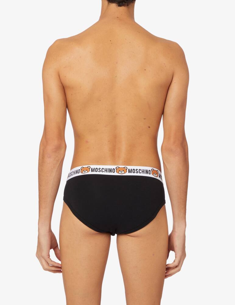 rinascente Moschino Slip in cotone - Nero