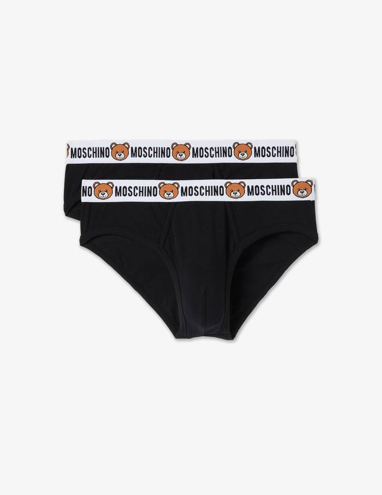 rinascente Moschino Slip in cotone - Nero