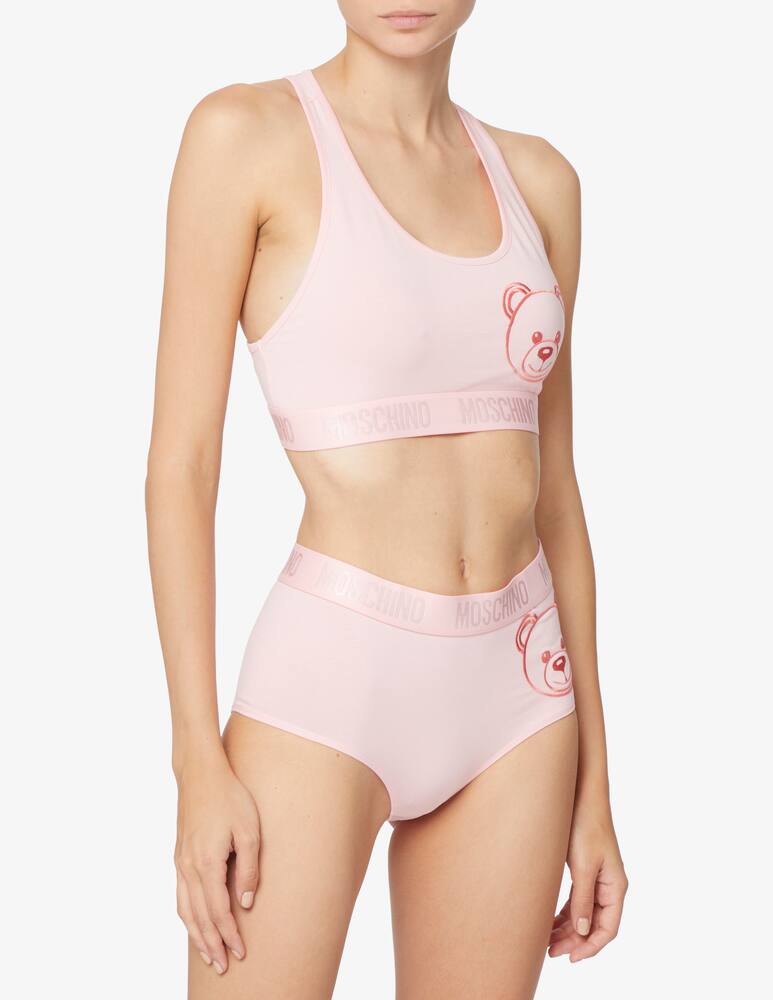 rinascente Moschino Canotta in cotone - Rosa