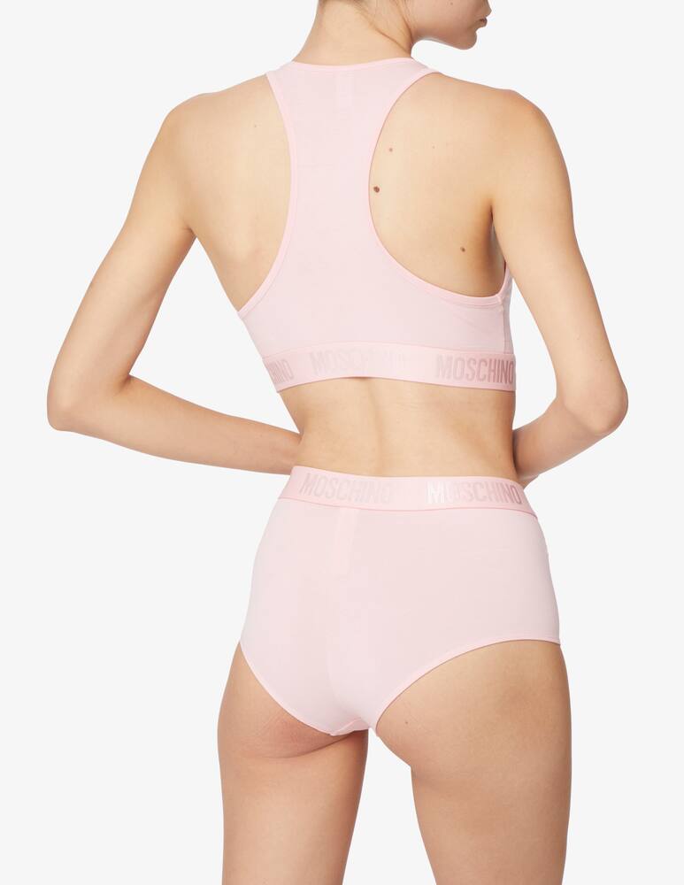 rinascente Moschino Canotta in cotone - Rosa