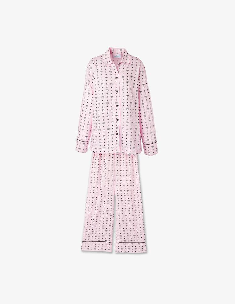 Chiara Ferragni Pigiama a manica lunga - Rosa - immagine 4 Chiara Ferragni Pigiama a manica lunga - Rosa - immagine 4