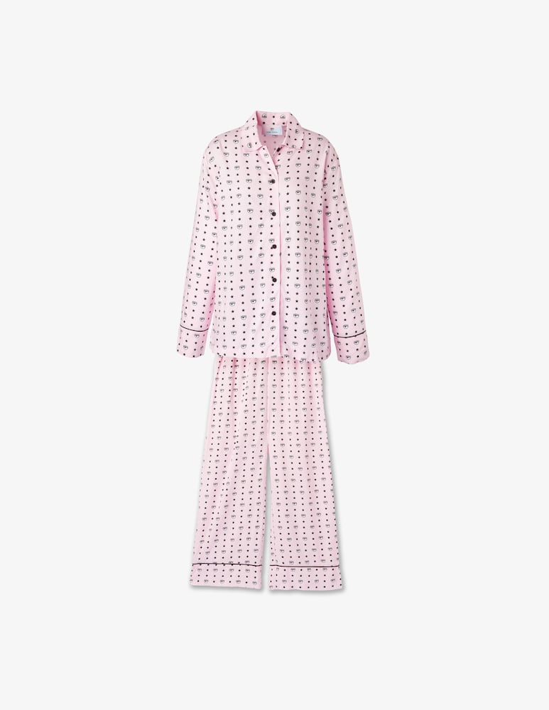 rinascente Chiara Ferragni Pigiama a manica lunga - Rosa