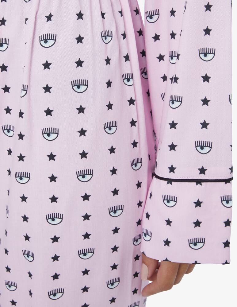 Chiara Ferragni Pigiama a manica lunga - Rosa - immagine 3 Chiara Ferragni Pigiama a manica lunga - Rosa - immagine 3