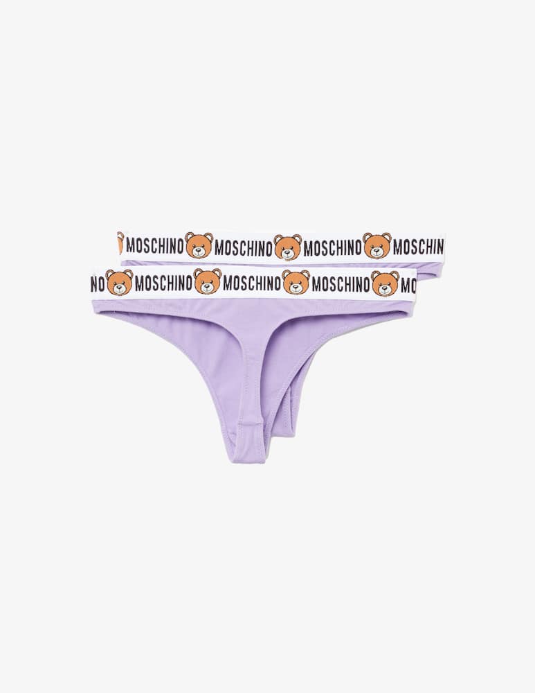 rinascente Moschino Perizoma slip confezione da 2 - Viola