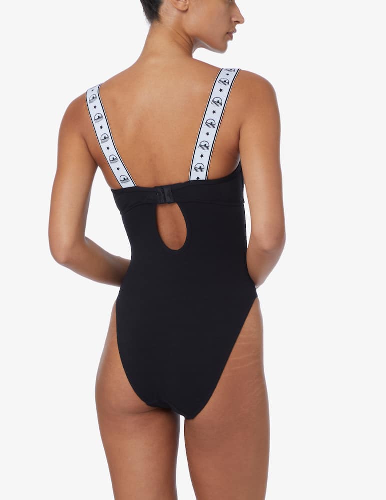 rinascente Chiara Ferragni Cotton bodysuit - Black